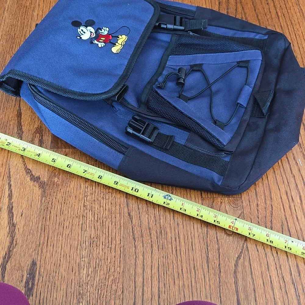 Walt Disney World Mickey Mouse Dark Navy Blue Shoulder School Play Backpack